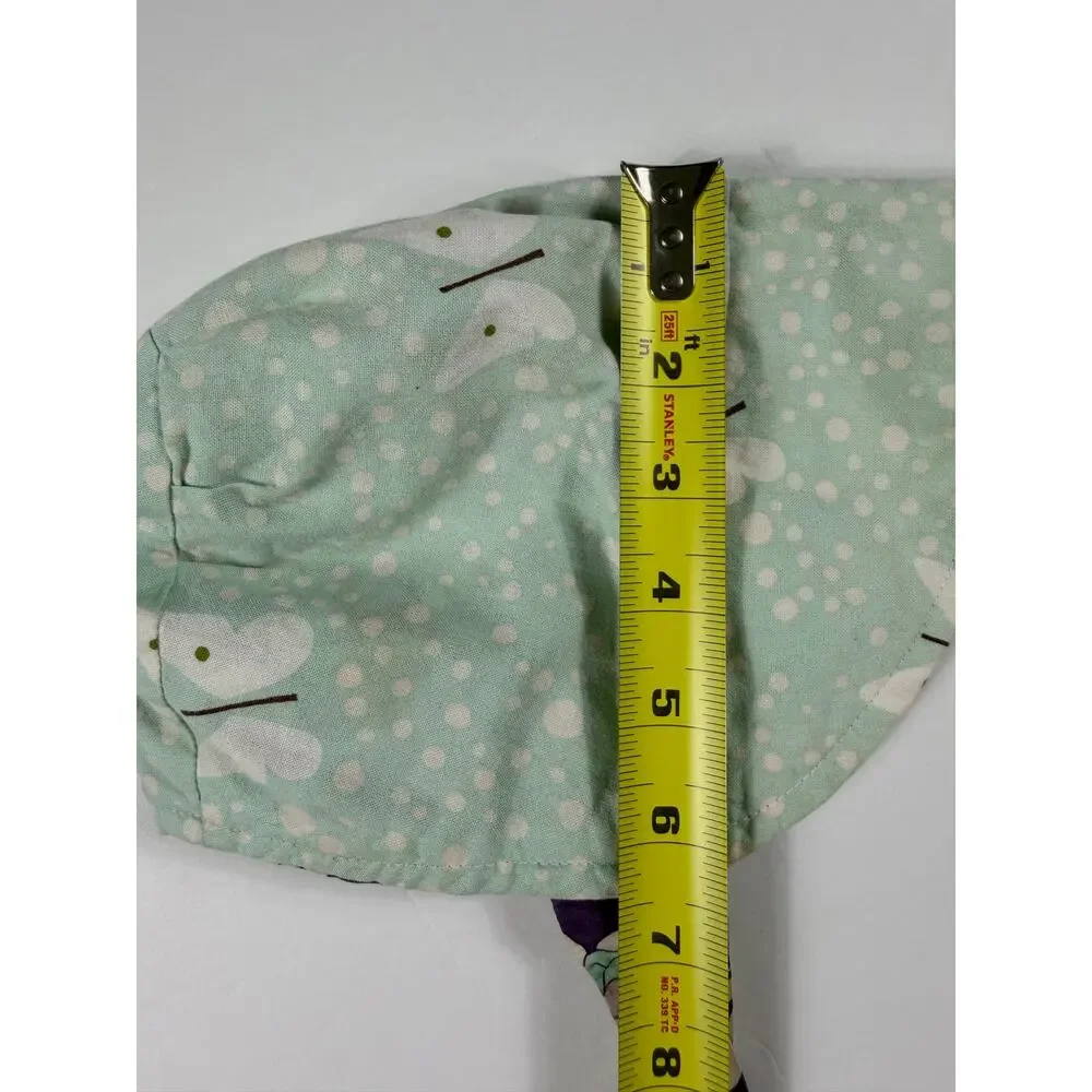 Urban Baby Bonnets Reversible Floral Bonnet Purple Mint est Small 6-12 Months